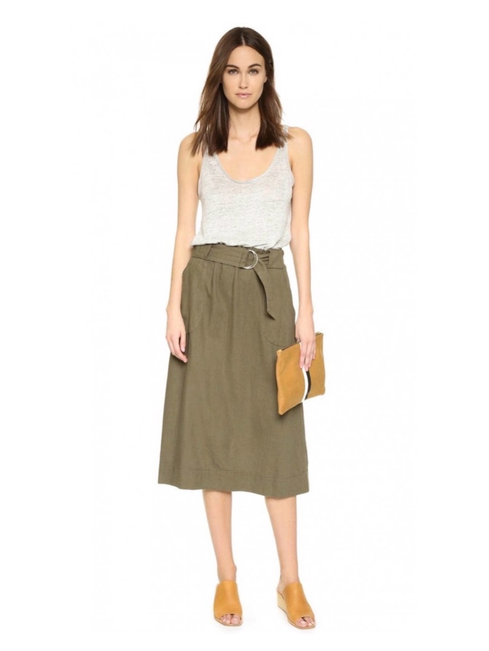 Brochu Walker Bondi Tank Linen Blend Dress